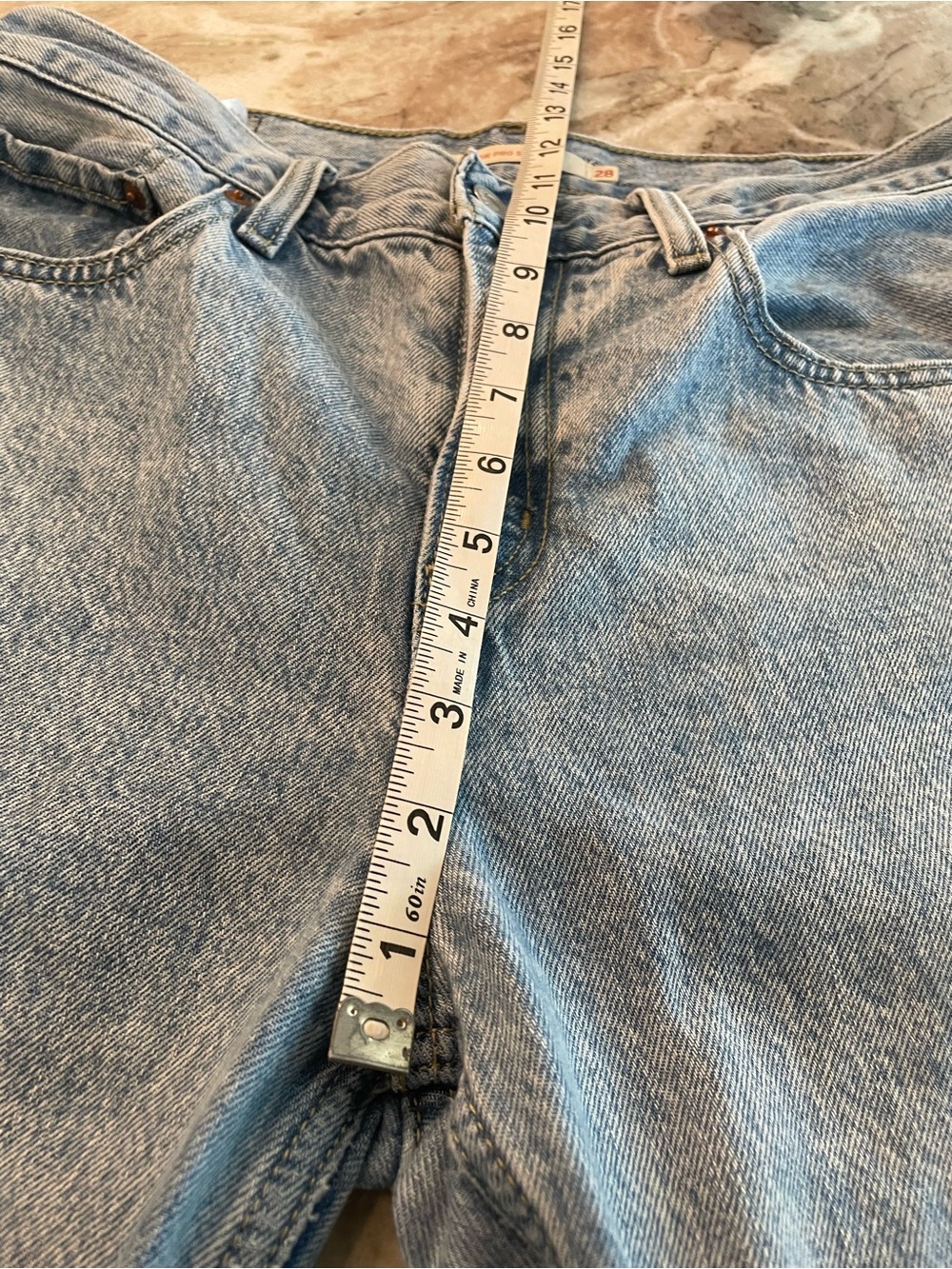 Levis Low Pro Straight Jeans Size 30 Medium Wash Low Rise - Picture 7 of 9